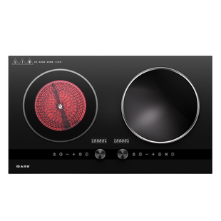 尚朋堂13A嵌入式双灶电磁炉电陶炉家用2026年新款纯铜大功率5300W