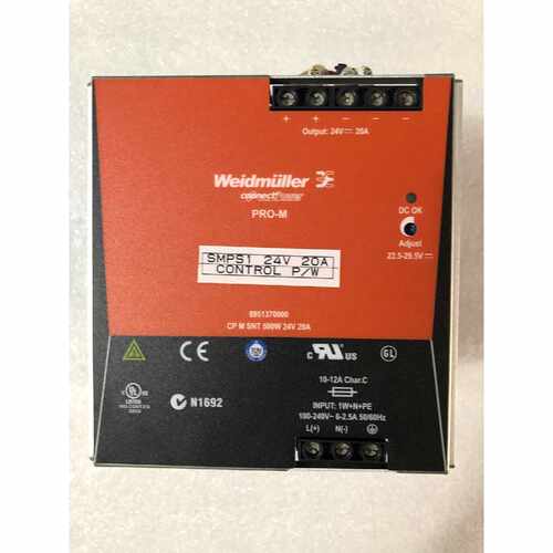 询魏德米勒电源CPMSNT500W24V