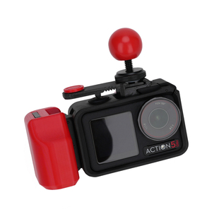 适用大疆DJI action4/5/5pro相机原厂兔笼拍摄手柄和快门按键配件