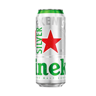 Heineken Silver/喜力星银罐500ml细罐装啤酒官方正品整箱畅饮