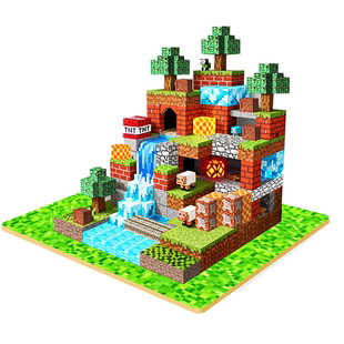 我的世界磁力方块全套正版男孩磁吸积木儿童益智玩具女孩新年礼物