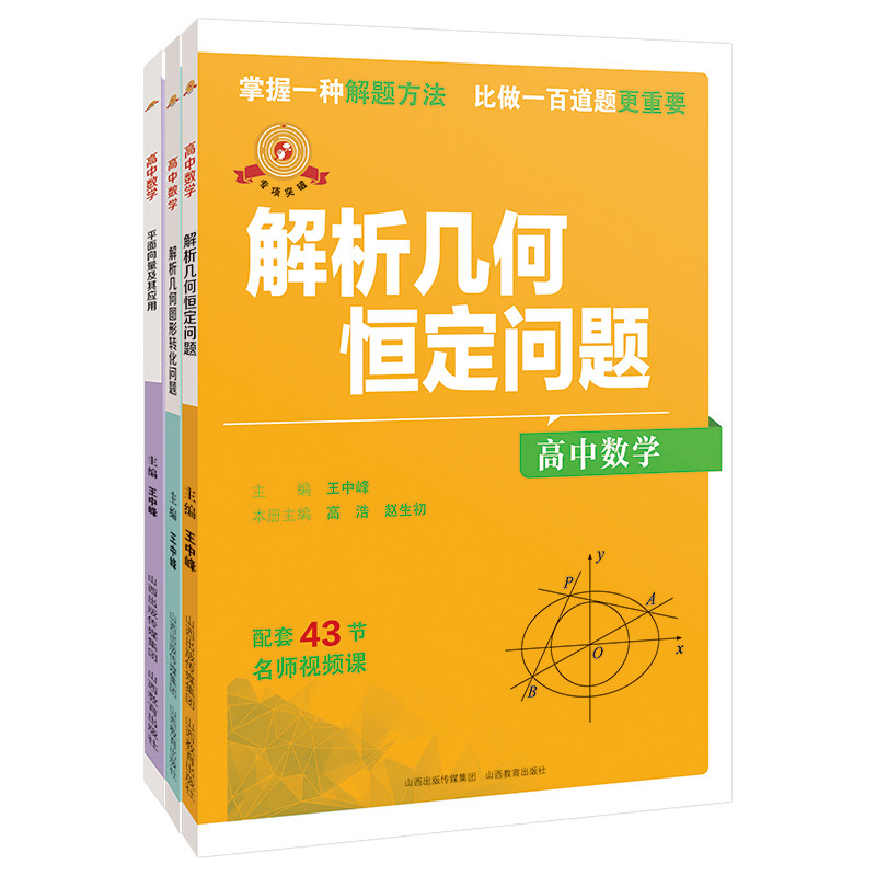 高中数学专项突破函数解析几何恒定问题解析几何图形转化平面向量及其应用王中峰名师视频课高一二三2027高考总复习解题方法思路