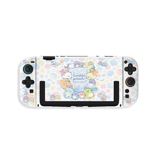 任天堂Switch2保护壳OLED硬壳分体底座全包防摔可爱角落生物白壳