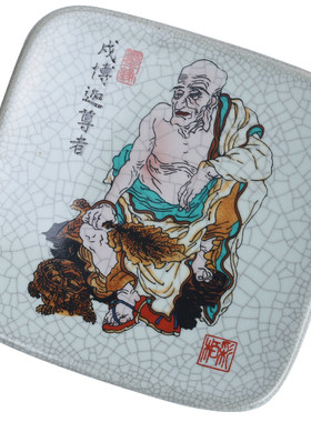 汝窑复古个性特色杯垫壶垫老库存
