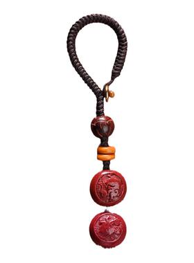 属龙人本命年三合吉祥物手机挂件