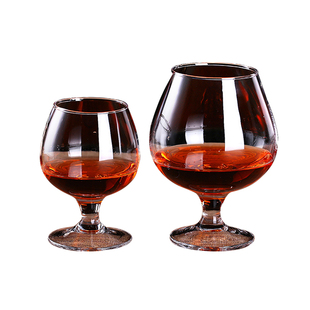 玻璃洋酒杯套装xo威士忌酒杯矮脚杯红酒杯白兰地杯水晶二两仙桃杯