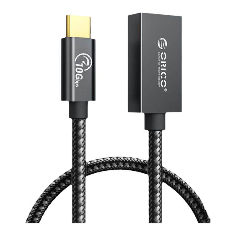 ORICO奥睿科USB3.1Gen2转接线Type-C转USB全功能公对母OTG数据线延长线连接硬盘HUB适用电脑手机平板