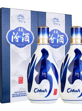 新版53度青花20500ml*2盒白酒