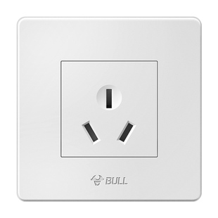 公牛16a插座空调专用面板大功率3三孔三眼16安电源家用86型带开关