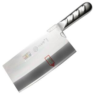 正士作金门菜刀钨钼钢厨师专业斩切两用刀砍骨切肉片刀具手工锻打