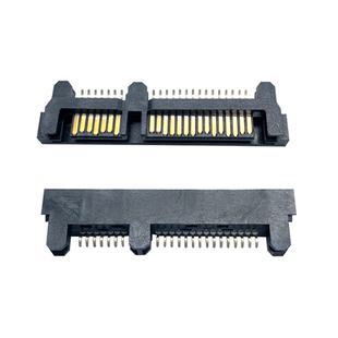 sata公头接口座 7+15P固态硬盘接口配件维修sata接头连接器转接头