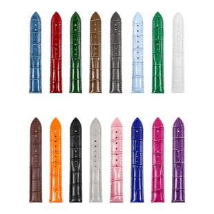 代用DW欧米茄蝶飞世爵卡西欧浪琴坦克tank真皮手表带女鳄鱼纹表带