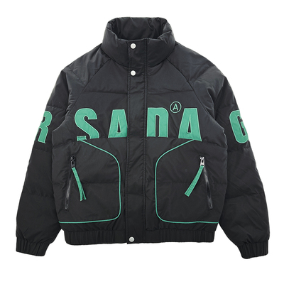 保暖棉服短款羽绒服潮牌修身立领