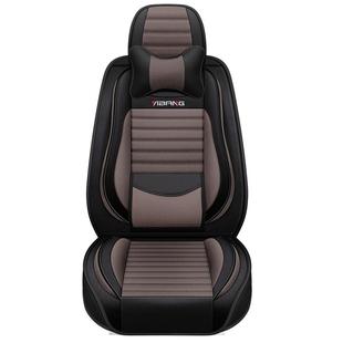 汽车坐垫四季通用全包座椅套冰丝冬季亚麻布艺座垫全包围专用座套