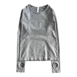 瑜伽服女秋冬长袖显瘦速干圆领运动跑步健身衣修身普拉提透气T恤