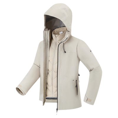 迪卡侬MH900冲锋衣三合一鹅绒