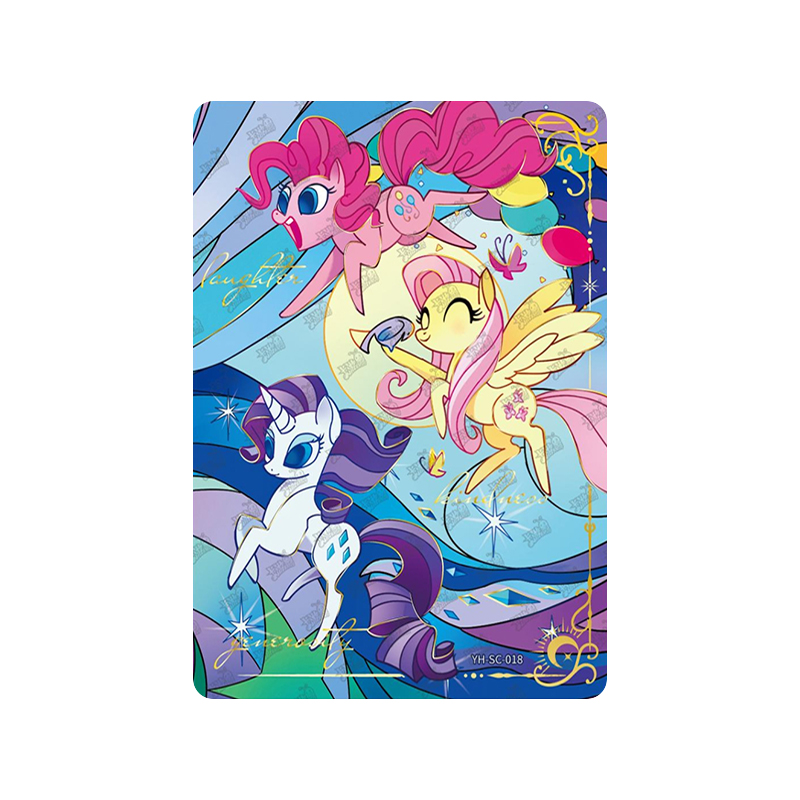 卡游小马宝莉辉月包第4弹SC柔柔碧琪三小只SGR紫悦LSR卡片单卖