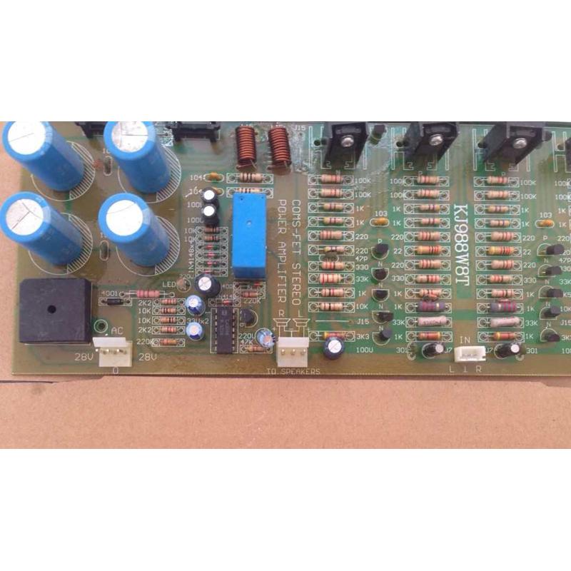 金封管版本 八管场效应功放板 双声道2.0大功率功放板 胆味功放