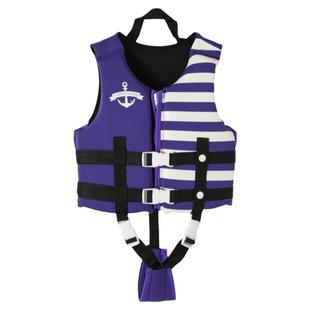 NEWAO儿童救生衣专业浮力衣男女童浮力背心浮潜游泳便 携小孩救身
