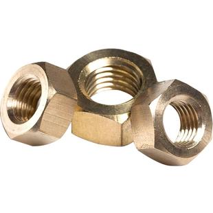 黄铜螺母铜螺帽六角螺母螺丝帽M1.6M2M2.5M3M4M5M6M8M10M12M16M20