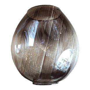 琥珀色茶色透明凹点玻璃灯罩 E27螺口灯罩北欧魔豆分子灯罩树枝灯