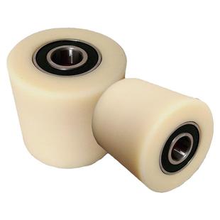 重型承重轮高强度导向轮滚轮压轮叉车轴承轮火车弯轨尼龙滑轮大全