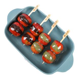 糖葫芦网红迷你小串水果签12CM方杆签摆摊工具商用制作材料批发签