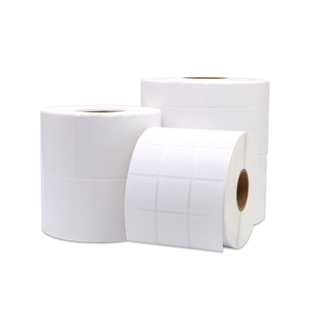 正方形铜版纸不干胶双排三排6 7 10 15 20 25 30 40 50 60 70 80 100 110二维码贴纸条码打印纸空白贴纸定制