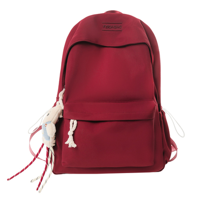 书包女初中生高中生大学生简约百搭大容量背包电脑旅行通勤双肩包