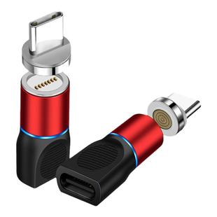 热销款安卓磁吸充电转接头360度旋转传输数据 适用苹果6-14华为小米老人手机盲插Type-C磁力转换器秒变磁吸线