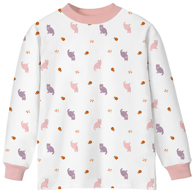 小青龙儿童内衣纯棉上衣男童女童全棉保暖秋衣宝宝春秋中大童冬季