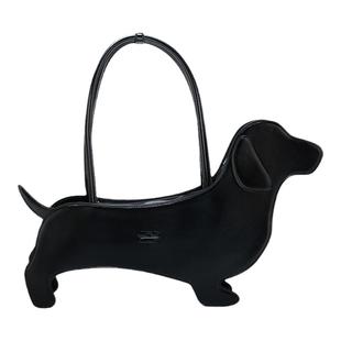 CryingCenter 腊肠狗单肩手提皮包 创意可爱 哭喊中心