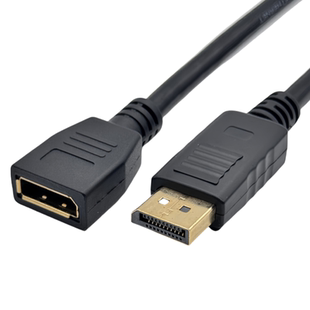 大DP公对母延长线镀金1.4版延Displaypor高清4K60显示器音视频线