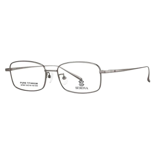 SEROVA施洛华眼镜框男士近视超轻全框钛架商务眼镜架男配镜SP867