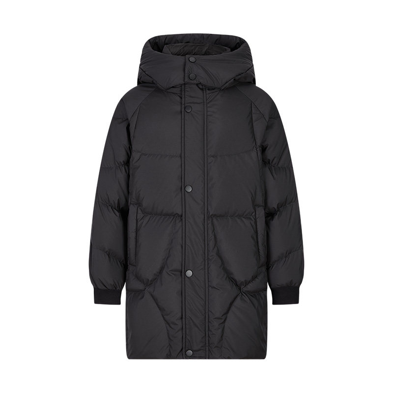 雪中飞儿童羽绒服中长款男女立领