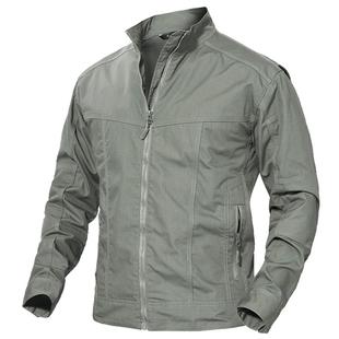 执政官战术外套男士春秋单层立领夹克军迷短款户外冲锋衣防水防风