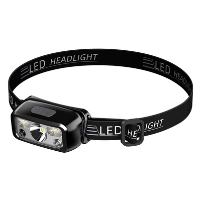 强光便携感应头灯夜钓爬山