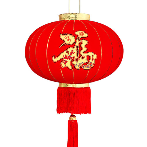 2026新款大红灯笼灯挂饰春节新年阳台大门口一对吊灯福字乔迁装饰