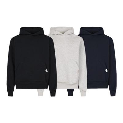 PMET「口粮」基础BOXY卫衣 cleanfit短宽重磅连帽休闲百搭上衣