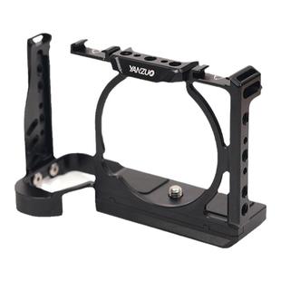 颜左索尼A6700相机兔笼摄影稳定器拓展框阿卡横竖拍l板快装板配件