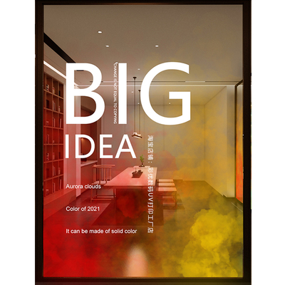 定制高端彩色炫彩新中式艺术贴膜