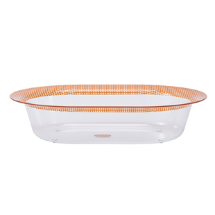 韩式ins创意彩色干果盘零食盘子方格手工盘酸奶碗甜品家用水果盘