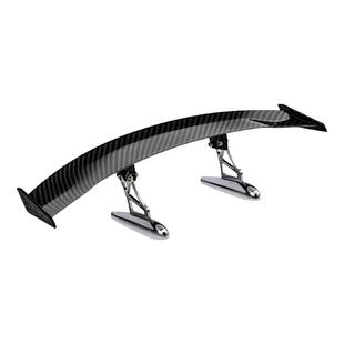 汽车尾翼改装迷你尾翼创意车载装饰摆件电动车碳纤维通用小尾翼