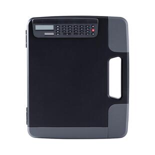 a4多功能经理夹会议商务文件夹带计算器板夹桌面文件夹收纳盒写字板夹板带计算器置业顾问销讲夹谈单本量房本