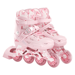 【斯威】轮滑鞋儿童溜冰鞋初学者8-15岁成人可调节专业正品旱冰鞋