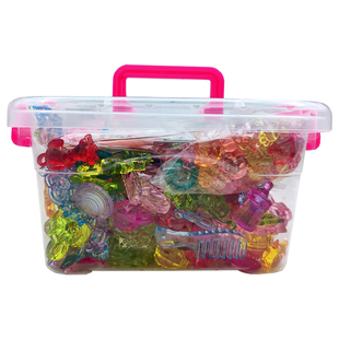 宝石玩具水晶儿童女孩钻石亚克力七彩宝藏男孩百宝箱手工材料动物