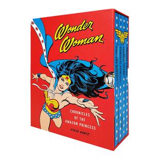 英雄神奇女侠漫画一盒4册 英文原版 Wonder Woman Chronicles of the Amazon Princess 4 hardcover DC漫画周边 进口英语书籍