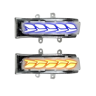 大霸王previa日行灯蓝光流水转向