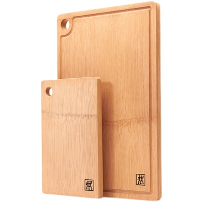 中式厨房双立人竹制组合切菜板