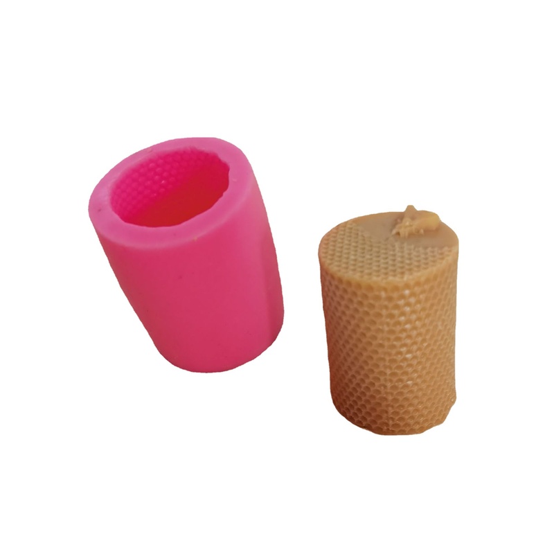 DIY烘焙工具蜂巢造型翻蜡烛糖蛋糕模具装饰香薰硅胶车载